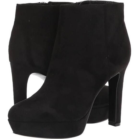 Nine West Womens Zipper Platforms Ankle Boots - Picture 3 of 5